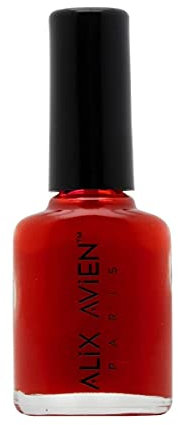 Alix Avien Paris, Nail Polish Fast Drying Long Lasting, Shade Fast Drying Long Lasting, Shade 14 Red