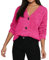 ONLY Onlcelina Life LS Cardigan Knt Noos Maglione, Fuchsia Purple/Detail:Melange, M Donna