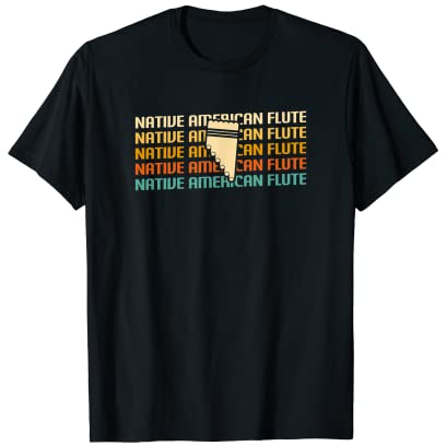 Flûte amérindienne rétro vintage classique T-Shirt