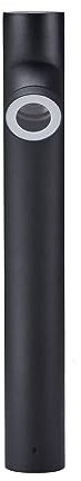 Lindby Außenleuchte Lolani (spritzwassergeschützt (Modern) in Schwarz aus Aluminium (1 flammig, GU10) - Wegeleuchte Pollerleuchte Wegelampe Sockelleuchte