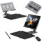 Z Fold 4 Keyboard with Detachable Keypad, Bluetooth Keyboard for samsung fold 4/Fold3, Tablet 360 degree Rotatable Keyboard Metal Stand (Grey)