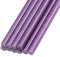 Rebower Hot Glue Sticks Mini Adhesive Hot Melt Glue Gun Sticks, [for Art, Craft, DIY, Card Making] - 0.27 x 4/Glitter Purple/10 Pcs