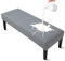 YISUN Wasserdicht Universal-Bezug für Esszimmer-Bank, Elastisch Jacquard Dining Bench Cover für Esszimmer, Abnehmbar Bezug für Esszimmerstuhl Esszimmer (Matt Hellgrau)