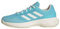 adidas Damen Gamecourt 2.0 Tennis Shoes Tennisschuhe, Light Aqua/Off White/Bright Red, 43 1/3 EU