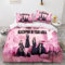 ORTIZE Mädchengruppe bettwäsche 135x200 Sängerin Bettbezug Set Kinderbettwäsche Mit 1 Kissenbezüge 80 x 80,#14,3D-Digitaldruck Mikrofaser,Weich Flauschige Duvet Cover Mit Kissenbezug