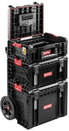 Rollende Werkstatt Werkzeugkoffer Set – Premium Werkzeugtrolley - 490 x 405 x 775 mm - Werkzugkasten Leistungsstarke Werkzeugkisten für Effiziente Arbeitsorganisation