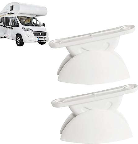 2 Sets RV Retaining Catch Holder Door Retainer Kit Door Catch Stopper Clip for T4 T5 T6 Campervan RV Boat Motorhome Caravan Cabinet Cupboard Drawer