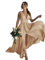 Babyonlinedress Babyonline D.R.E.S.S. Robe Longue Femme Demoiselle d'honneur Robe pour Mariage Invitée Femme à la Mode avec Fente Or 42