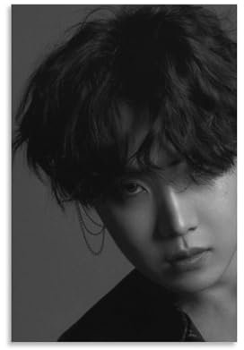 J-Hope Poster mit koreanischem Sänger, cooles Poster auf Leinwand, Wandkunst, Poster, Rollbild, Wanddekoration, Heimposter, 40,6 x 61 cm