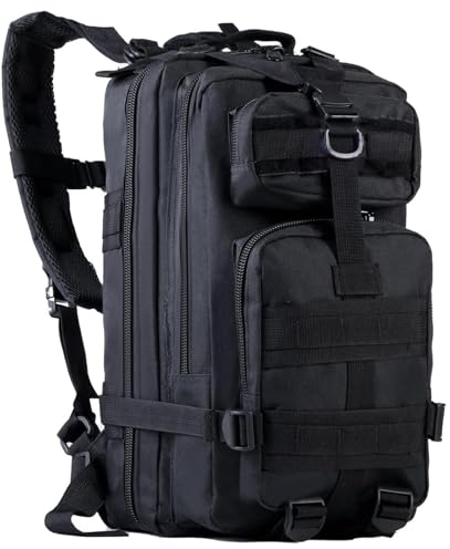 BYZBR Zaino Tattico Militare 30L, Zaino Miltec, 600D Impermeabile, Ideato Per Le Escursioni All'aperto, Il Campeggio, I Viaggi E Altro Ancora