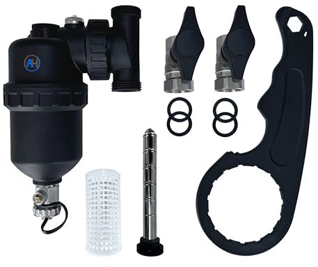 AQUA HEATING Schlammabscheider Magnetisch Magnetabscheider Magnetfilter 1 DN25 Starker Magnet Heizung H30010