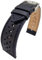 Uhrenarmband Racing Horween Essex 22mmm Schwarz sehr weich, made in Germany