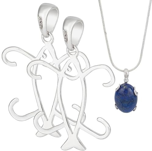 BENECREAT 2 pieza de 925 bases para Colgantes En Forma de Pez de Plata Esterlina, 4 colgante con Garras En Blanco para Montaje de Cabujón Irregular, Fabricación de Joyas, Collares Y Accesorios