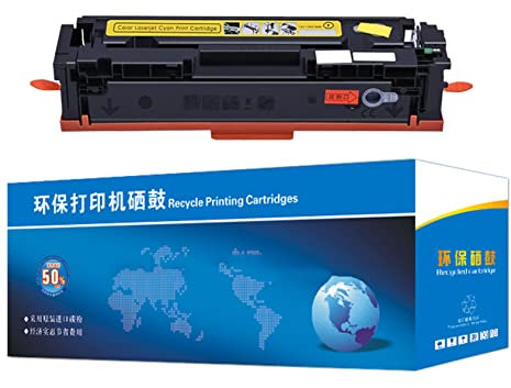 Tonerkartusche, kompatible 415A-Tonerkartusche für HP Color Laserjet Pro M454 M454dw M454nw M454dn M479 M479fdn M479fnw M479dw M479fdw Drucker mit Chip-Toner, 4 Farben, gelb