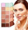 Niesel Cream Pot Concealer,12-Color Creamy Blendable Color Correcting Makeup - Creamy Blendable Full Coverage Concealing for Youth Women Girls Coworerks Family Friends
