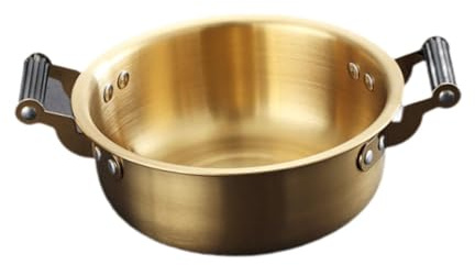 Sharplace Instant Noodle Pot Korean Ramen Noodle Pot Portable Kitchen Accessories Multifunction Cooking Supplies Ramyun Cooker Cookware, 18cm