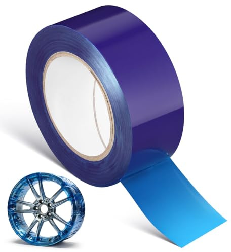 Amosfun Tubeless Rim Tape 1900cm × 5.1cm – PE Car Wheel Rim Protector for Tyre Changes, Alloy Wheel Protection Tape with Strong Adhesion for Installation & Maintenance
