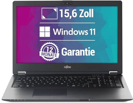 Fujitsu LifeBook U759 15,6 Zoll Full HD Laptop Intel Core i3-8145U@ bis zu 3,9 GHz 16 GB 512 GB SSD mit Windows 11 Pro & GRATIS Antiviren-Software inkl. 12 Monate Garantie (Generalüberholt)