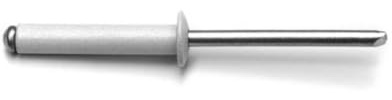 500 Rivets Aveugles Tête Ronde GORIVET ALX TRS 4 x 10 mm - Aluminium/Acier Blanc - D-Work