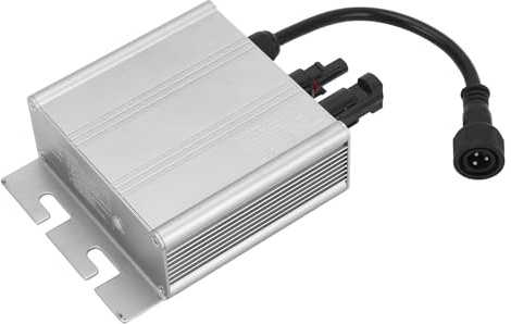 KIMISS Solar-Wechselrichter Grid Tie MPPT Reine Sinuswelle 120 V/230 V Wasserdichter PV-Controller für Effiziente Solarstromumwandlung (120W)