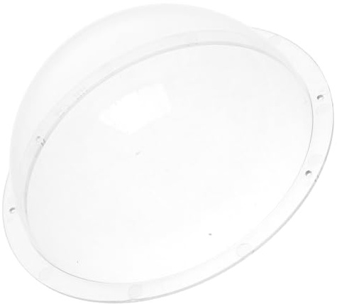 Lurrose Acrylic 147mm Security Camera Dome Cover Outdoor Protective Housing Dome Shield Cctv Camera Protective Case