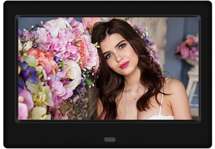 7 Inch LED Digital Photo Frame Electronic Picture MP3 MP4 Movie Player High Definition Screen(Black)
