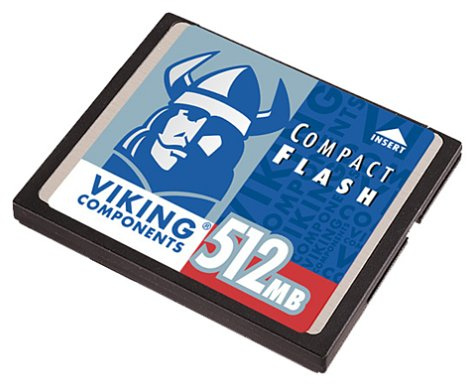 Viking CF512M 512 MB CompactFlash Card (pp)