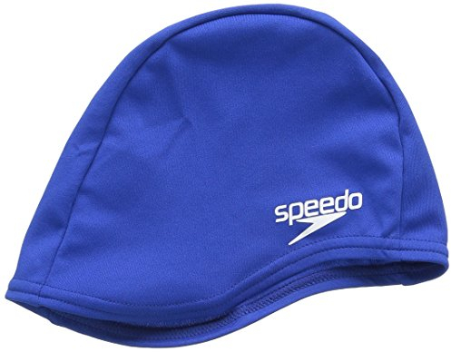 Speedo cuffia in poliestere per piscina e nuoto nera o blu o navy o rossa
