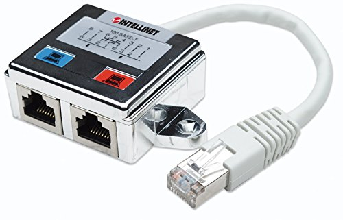 Intellinet, Câble réseau RJ45 Mâle/Femelle (Blanc)