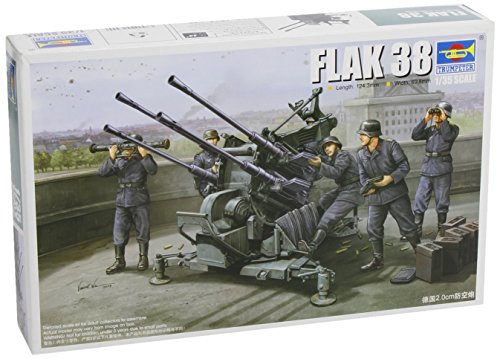 Trumpeter 02309 Modellbausatz FLAK 38 (German 2.0cm anti-aircraft guns, Mittel