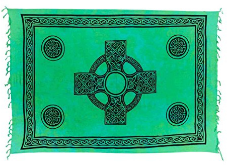 Sarong Pareo Wickelrock Handtuch Strandtuch Wickelkleid Deko Keltisch Muster Celtic Batik