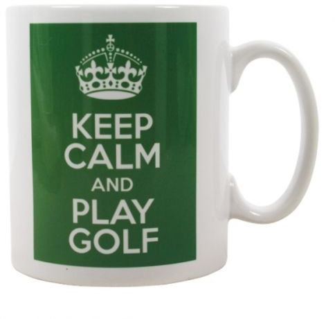 Top Banana Gifts Keep Calm and Play Golf - Ceramic Mug Gift Retro