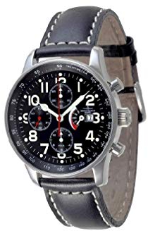 Zeno Watch Basel Herren Uhr Analog Automatik mit Leder Armband P557TVDPR-a1