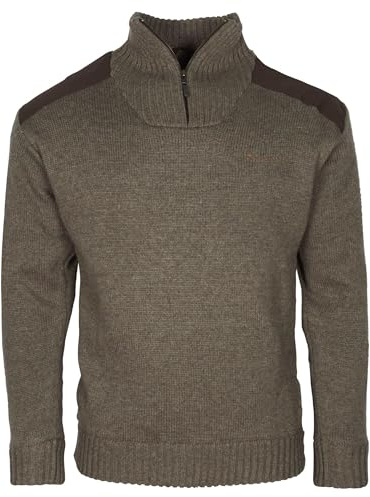 Pinewood Herren New Stormy Troyer - Troyer Herren Pullover - Winddicht und warm mit hohem Kragen - praktischer Frontreißverschluss - robust und langlebig mit Nylonverstärkungen