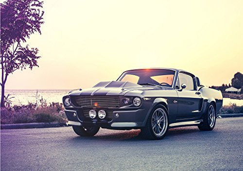Plakat Ford-Mustang Eleanor 1967 Wand-Kunst