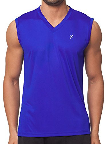 CFLEX Herren Sport Shirt Fitness Muscle-Shirt Sportswear Collection - Royal XXL