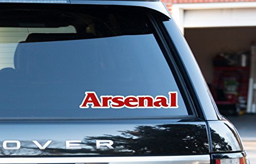 Arsenal North London Window/Bumper Stickers/Decals 2 Pack 8