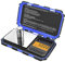 Brifit Feinwaage 0,01g, 200 x 0.01g Taschenwaage Digitalwaage mit EIN 50g Edelstahl Kalibriergewicht, Grammwaage, Münzwaage, Goldwaage mit Tara-Funktion, 6 Einheiten Konvertierung (Blau)