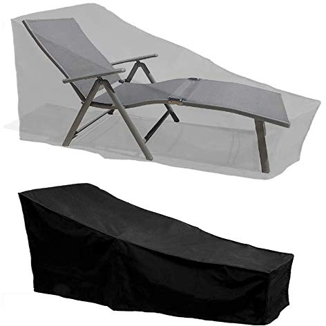 adadad Sonnenstuhlhusse, wasserdichter Oxford-Stoff 420D, Winddicht, staubdicht, Sonne und Sonne, geeignet für Freizeitstühle, Möbel usw.