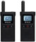 Retevis RB628 Walkie Talkie Professional, PMR446 Walkie Talkies for Adults, LCD Display, VOX, Rechargeable 1500mAh, CTCSS/DCS, Lightweight, License Free 2 Way Radio Mini for Retail(2 Pcs, Black)