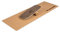 BoarderKING Indoorboard - Balance Board für Indoor-Surfen und Skaten, Gleichgewichtsboard für NeuroMuscular Response Training, inkl. Schutzmatte, 100 mm x 40 cm (Ø x L), walnuss