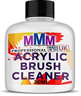 Acrylic Nail Brush Cleaner POWERFUL Liquid Cleaner for Acrylic Gel Nail Brushes (30ML)