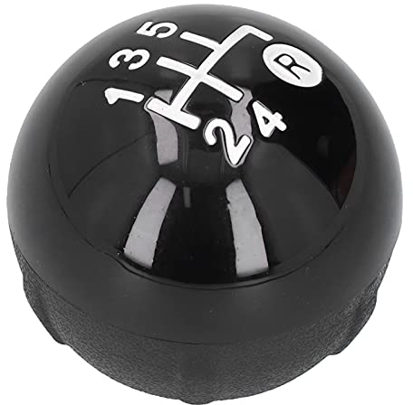 Schaltknauf mit Kappe, Schalthebelkappe, dekorative Abdeckung, Ersatz-Set, passend für Fiat 500 500C 2007-2018, Linkslenker, Rechtslenker