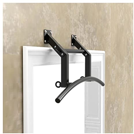 Pull Up Bar Klimmzugstange Zur Wandmontage for Balkentür, Home Gym Krafttraining Reck, Fitnessstange Mit 4 Ringen, Belastung 300 Kg