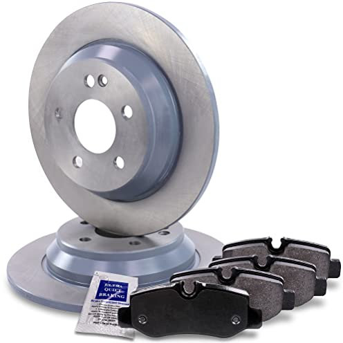 ATEC Germany Bremsenset Hinterachse inkl. Bremsscheiben Ø 300 mm Voll + Bremsbeläge Hinten Kompatibel mit MERCEDES-BENZ eVITO (W447), MARCO POLO Camper (W447), V-Klasse (W447), VITO (W447),
