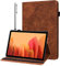 GLANDOTU Case for Samsung Galaxy Tab S6 (SM-T860/SM-T865) 10.5 inches, Folio Flip Wallet PU Leather Cover with Pen Holder for Samsung Galaxy Tab S6 Tablet Case (free Stylus Pen)- Brown