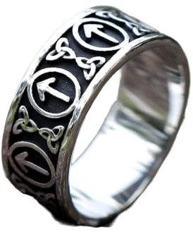 LAYCHEN Neu Herrenringe Odin Wikinger Rune Amulett Ring Für Teenager Hochwertiger Modeschmuck