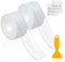 xiaoxianxian 2 Rollen Dichtungsband Selbstklebend,Wasserdichtes klebeband Transparent,PVC Dichtband Selbstklebend für Küche,Dusche,Wand,Toilette,Wandecke (2)