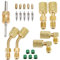 R410A Adapter Kit, Mini Split Vacuum Pump Kit 410A Refrigerant for R410A Mini Split Air Conditioner, Mini Split Adapter 5/16 to 1/4 Coupler R410A Refrigerant Hose Adapter Connector Valve Core Remover