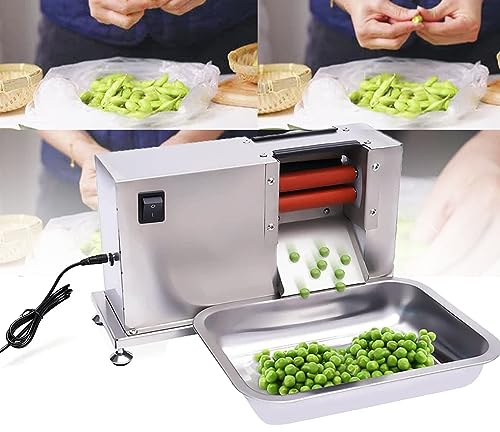 ZUMAHA Pelador De Guisantes EléCtrico, MáQuina Desgranadora De Guisantes EléCtrica, MáQuina Desgranadora De Frijoles SemiautomáTica De 20 W, Ahorro De EnergíA Y Silencioso/Alto Rendimiento